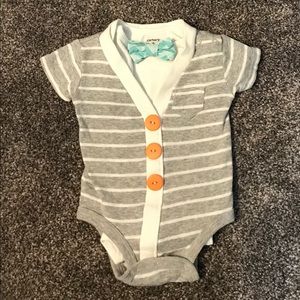 Boys Bow tie Cardigan set